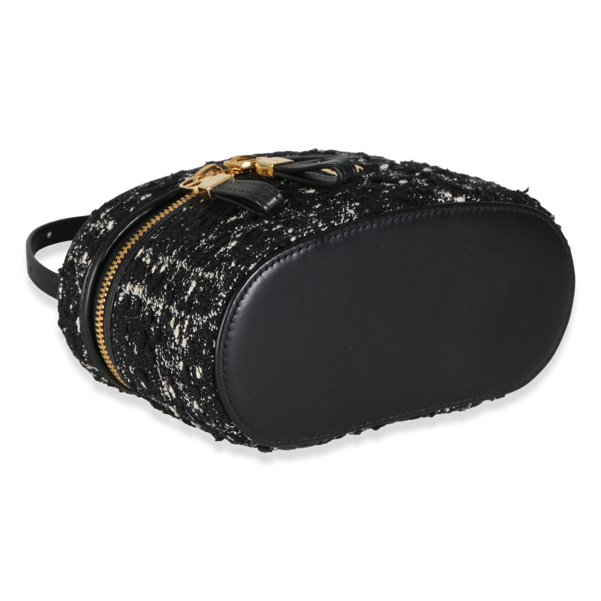 Black Gold Tweed Mini Caro Vanity