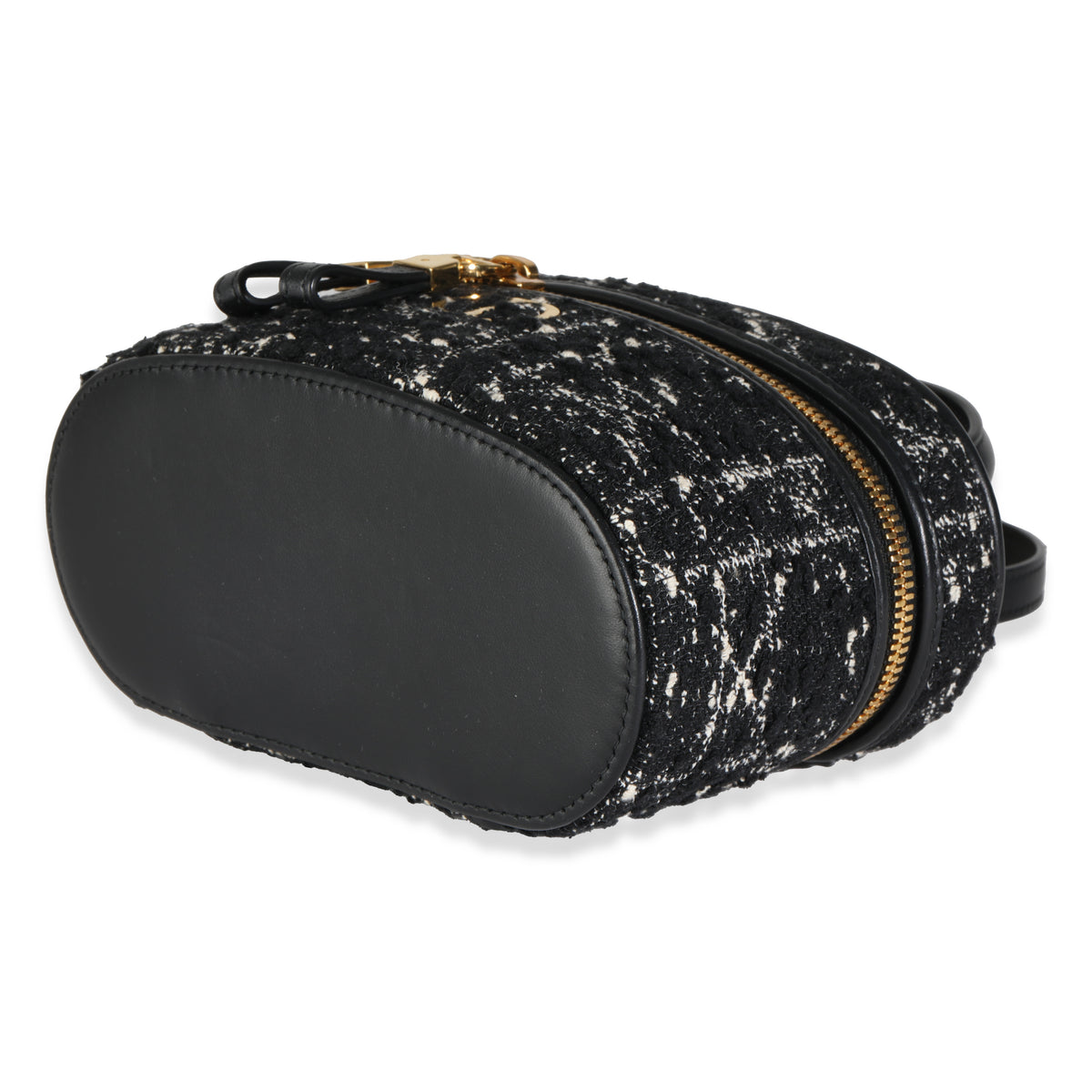 Black Gold Tweed Mini Caro Vanity