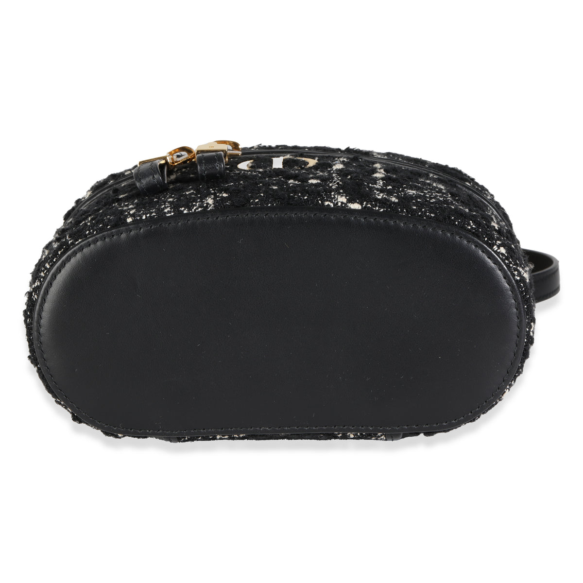 Black Gold Tweed Mini Caro Vanity