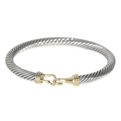 Cable Hook Bracelet in 14k Yellow Gold/Sterling Silver