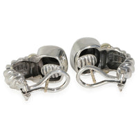 Shrimp Onyx Earrings in 14k Yellow Gold/Sterling Silver