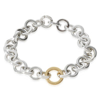 Bracelet in 18k Yellow Gold/Sterling Silver