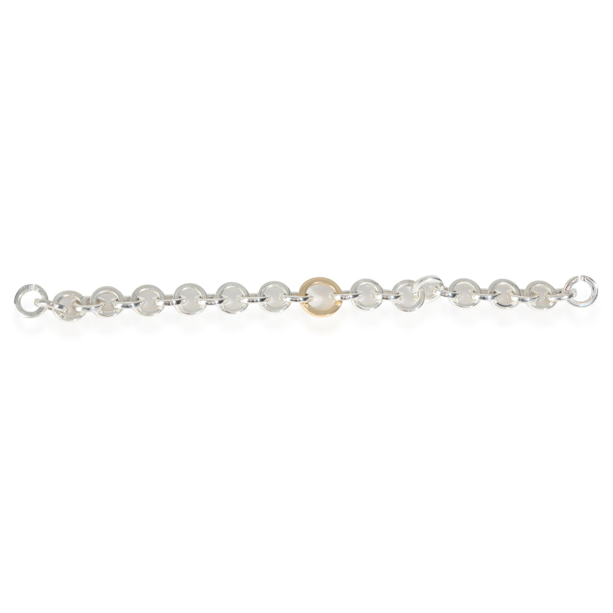 Bracelet in 18k Yellow Gold/Sterling Silver