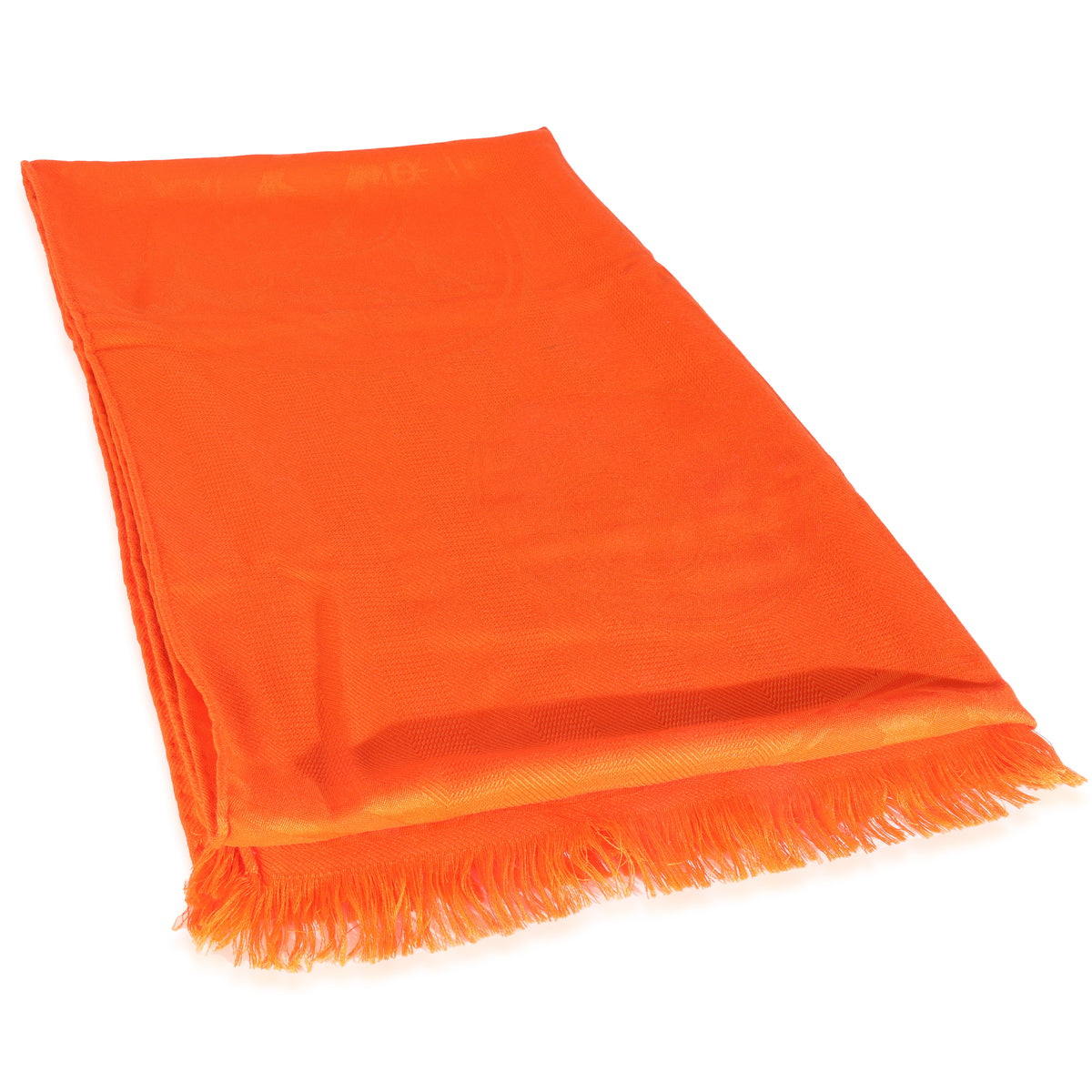 Orange Vif Cashmere New Libris Stole