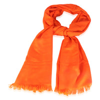 Orange Vif Cashmere New Libris Stole