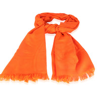 Orange Vif Cashmere New Libris Stole