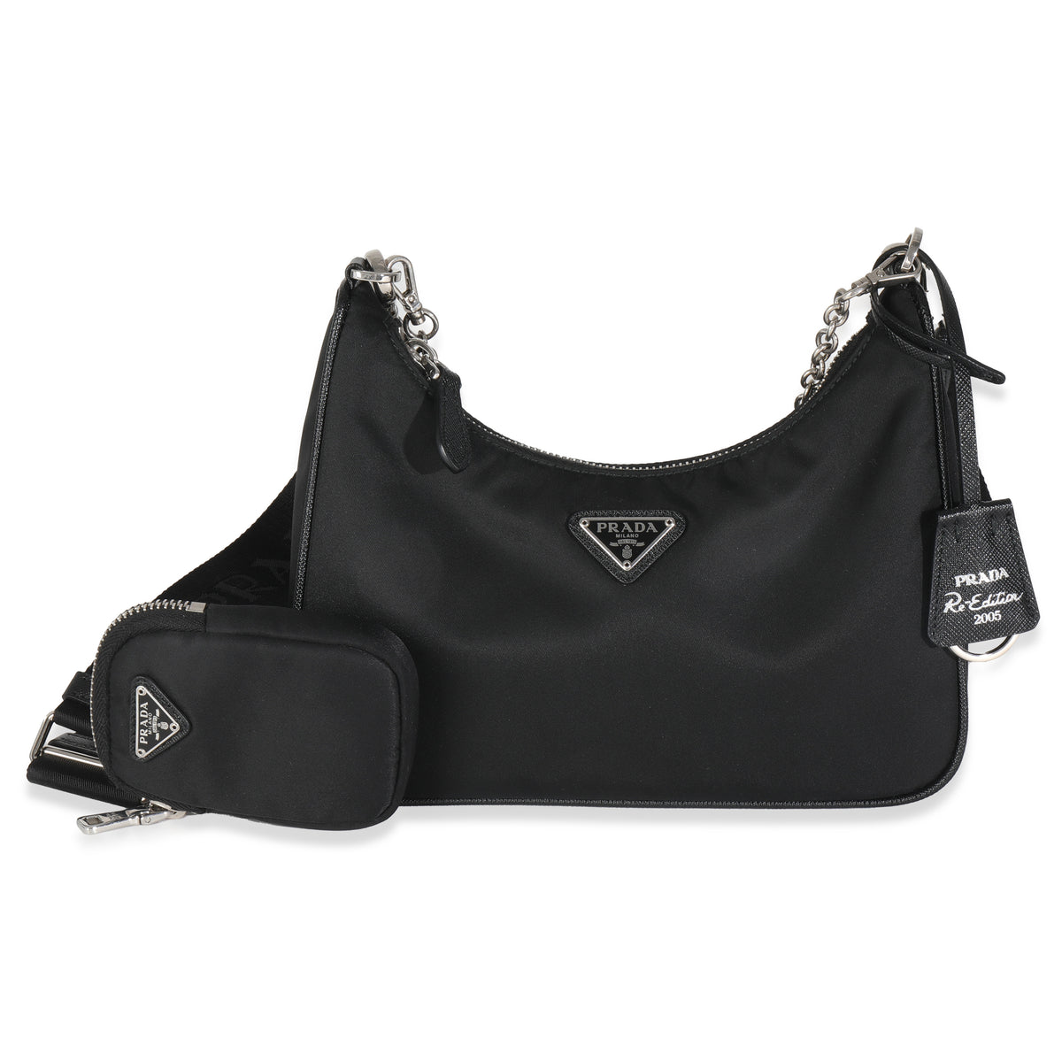 Black Re-Nylon Re-Edition 2005 Bag