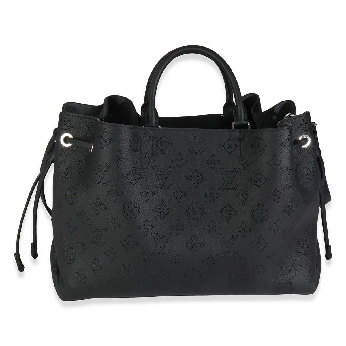 Black Monogram Mahina Bella Tote