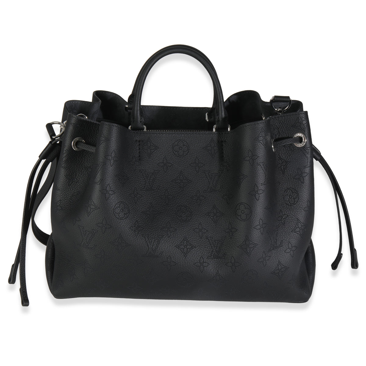 Black Monogram Mahina Bella Tote