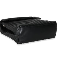 Black Calfskin Medium Loulou Chain Bag