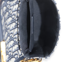 Navy Oblique Canvas 30 Montaigne Box