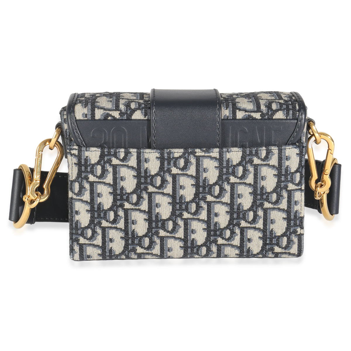 Navy Oblique Canvas 30 Montaigne Box