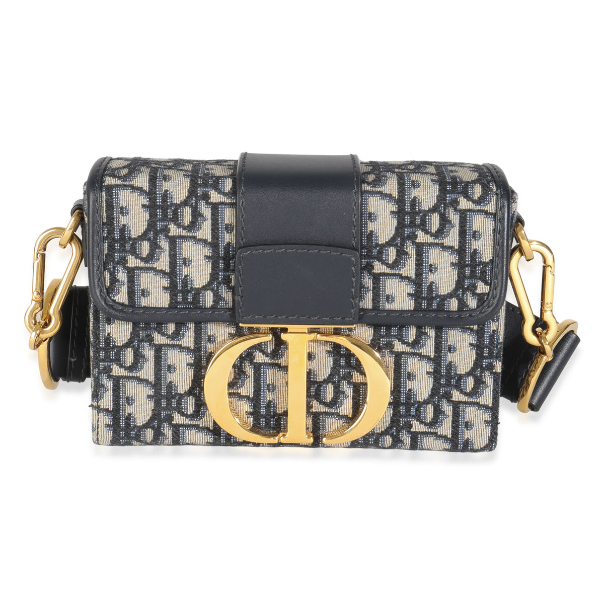 Navy Oblique Canvas 30 Montaigne Box