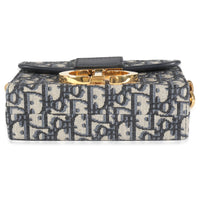 Navy Oblique Canvas 30 Montaigne Box