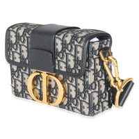 Navy Oblique Canvas 30 Montaigne Box