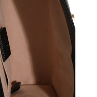 Black GG Supreme Canvas Bees Small Padlock Chain Bag