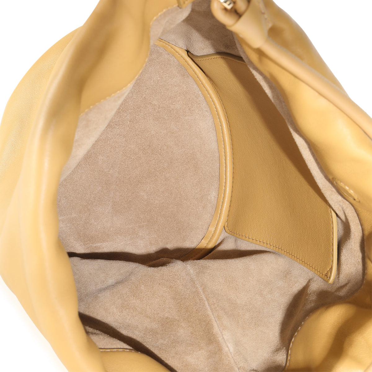 Sahara Mellow Nappa Lambskin Flamenco Chain Bucket Bag