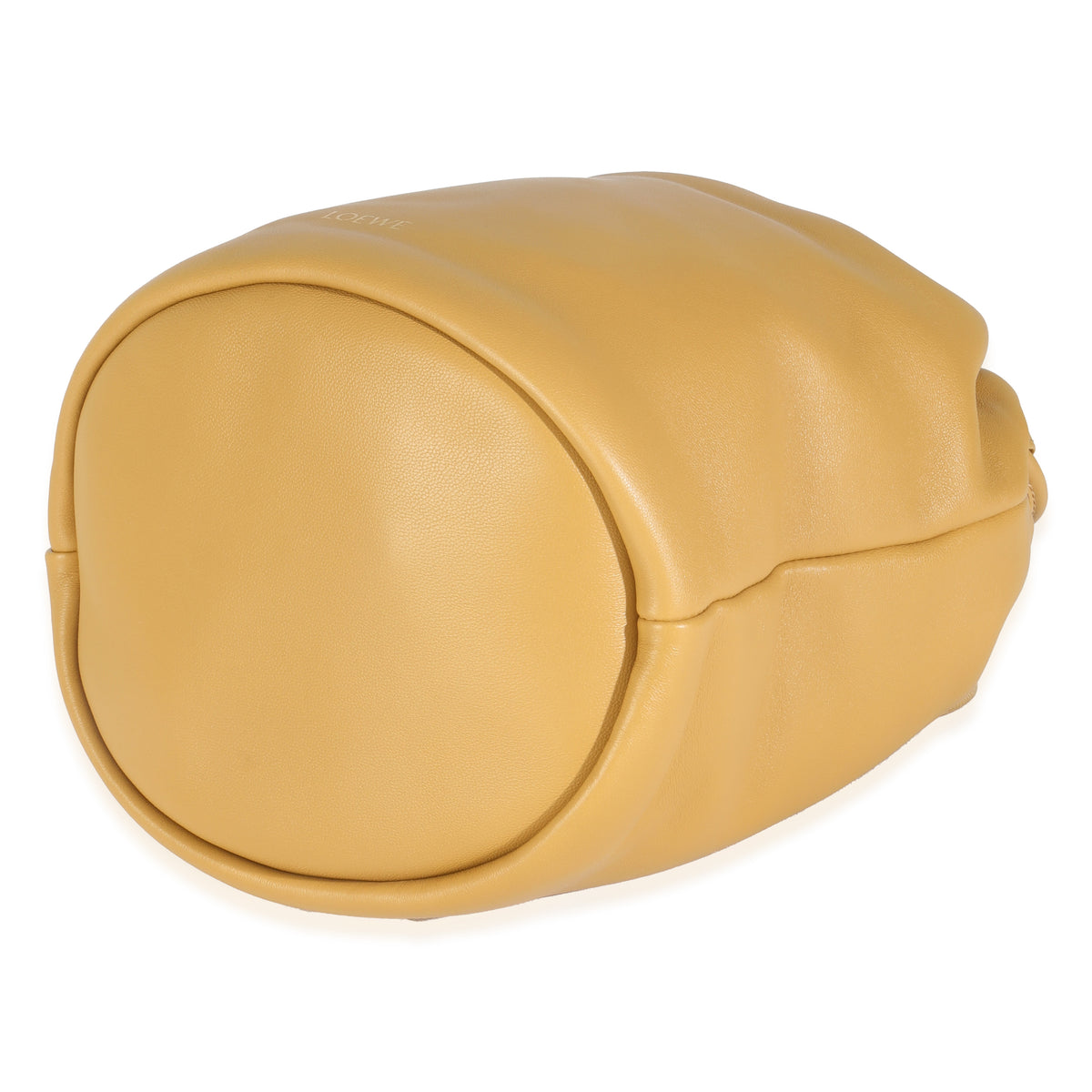 Sahara Mellow Nappa Lambskin Flamenco Chain Bucket Bag