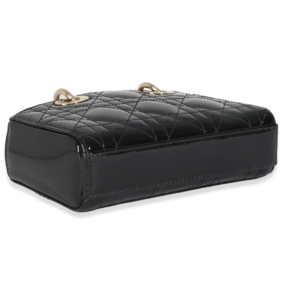 Black Patent Cannage Micro D-Joy