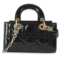 Black Patent Cannage Micro D-Joy