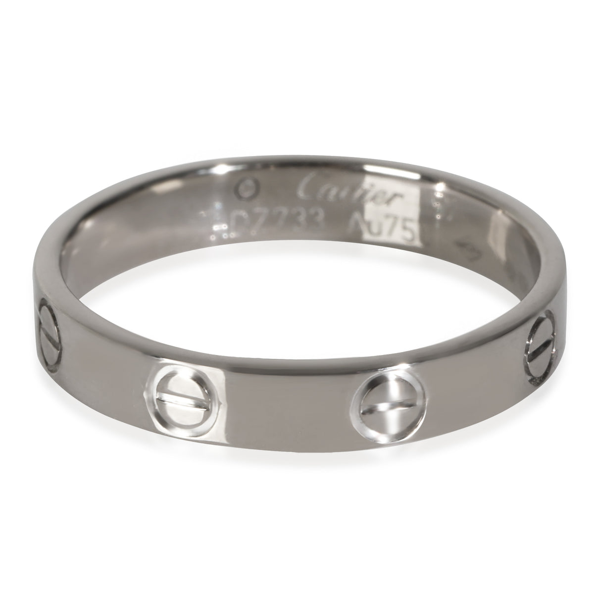 White Gold Small Model Love Ring