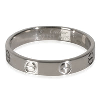 White Gold Small Model Love Ring