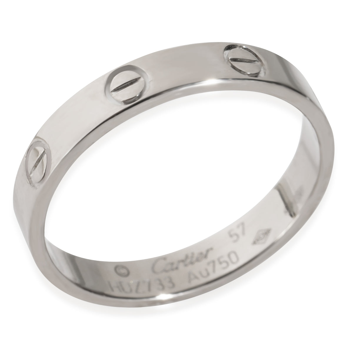 White Gold Small Model Love Ring