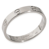 White Gold Small Model Love Ring