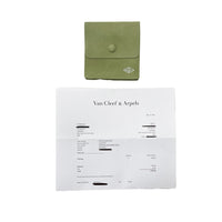 Yellow Gold Onyx and Diamond Vintage Alhambra Ring