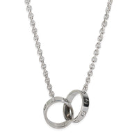 White Gold  Love Necklace