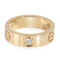 Yellow Gold Diamond Love Ring