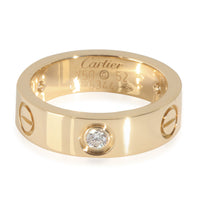 Yellow Gold Diamond Love Ring