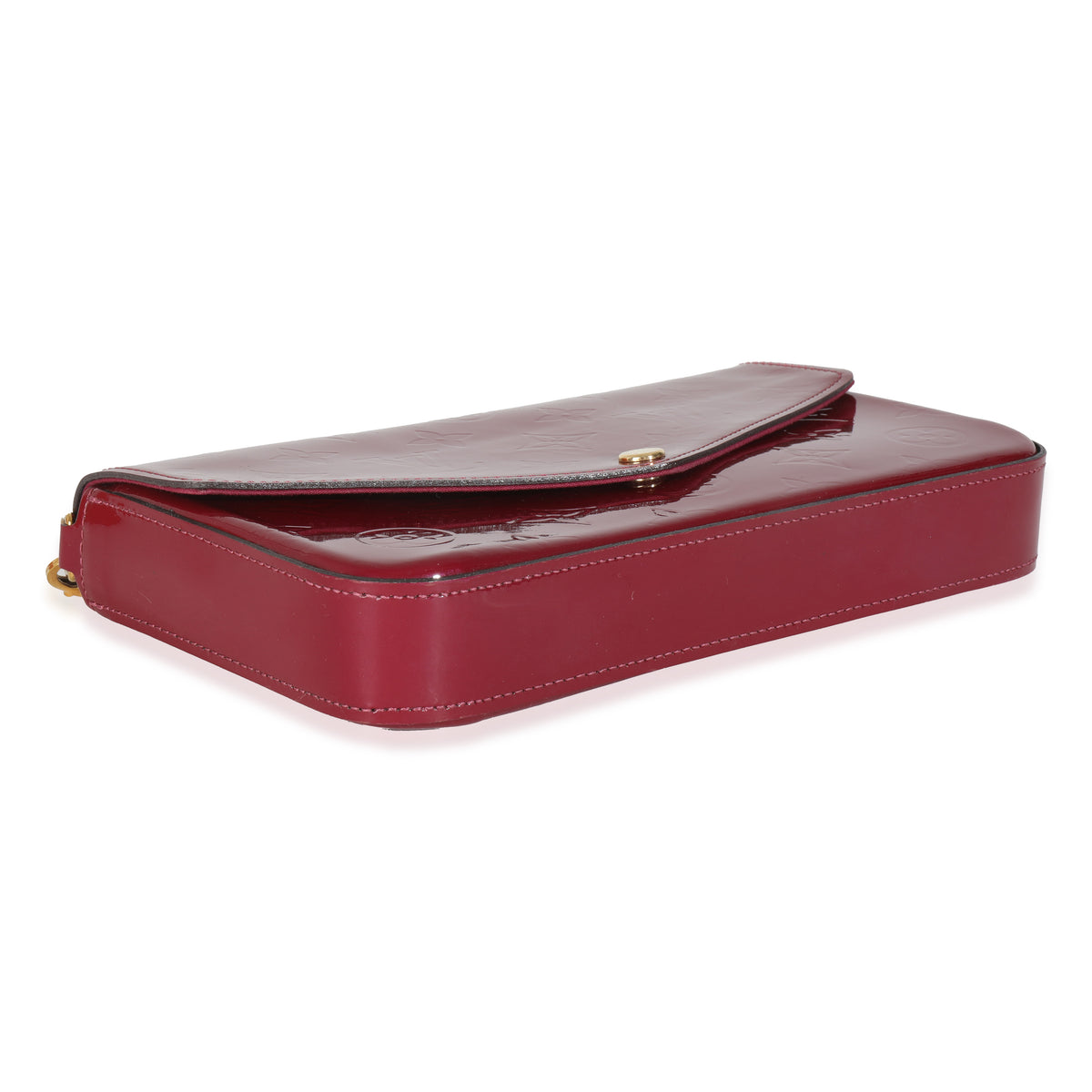 Magenta Monogram Vernis Felicie Pochette