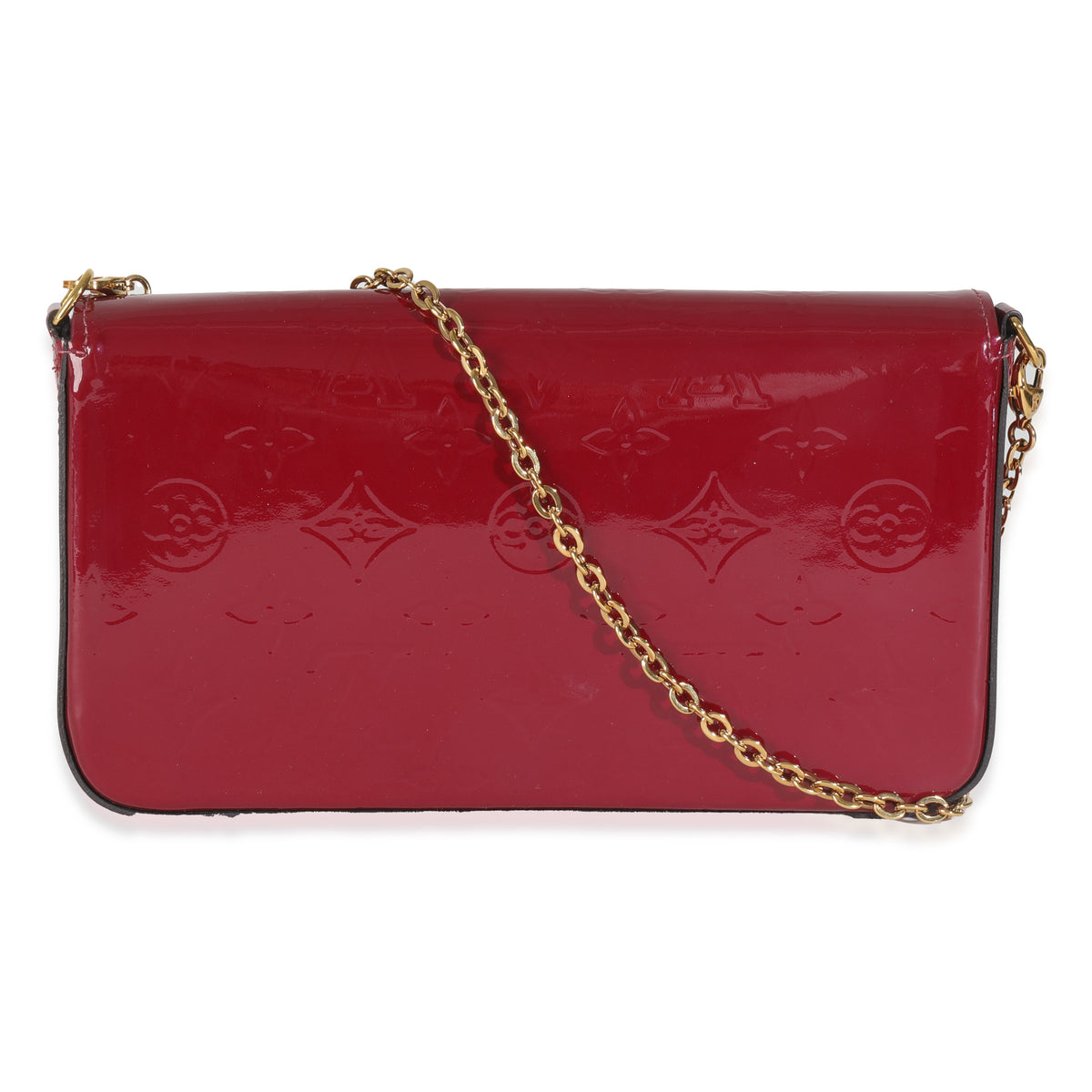 Magenta Monogram Vernis Felicie Pochette