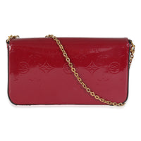 Magenta Monogram Vernis Felicie Pochette