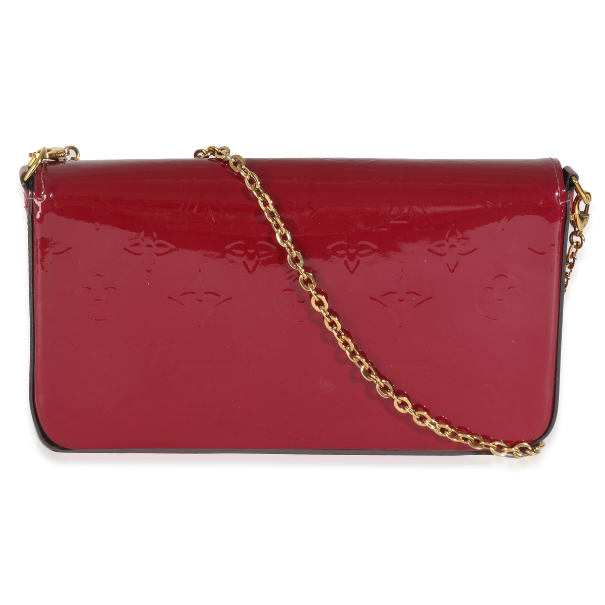 Magenta Monogram Vernis Felicie Pochette