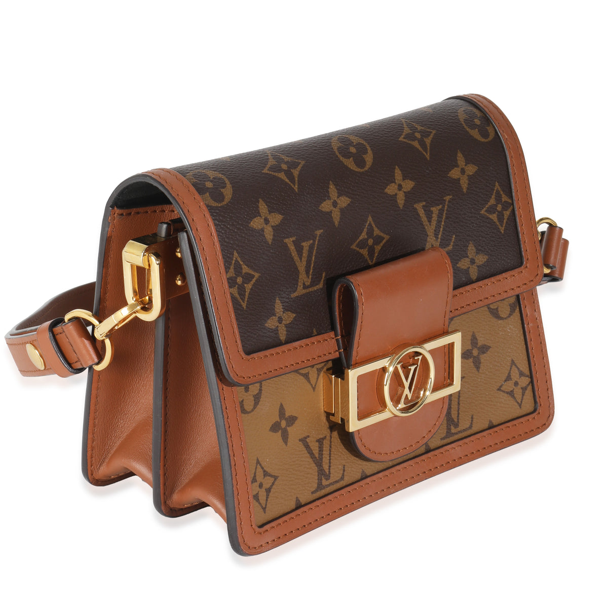 Reverse Monogram Canvas Mini Dauphine