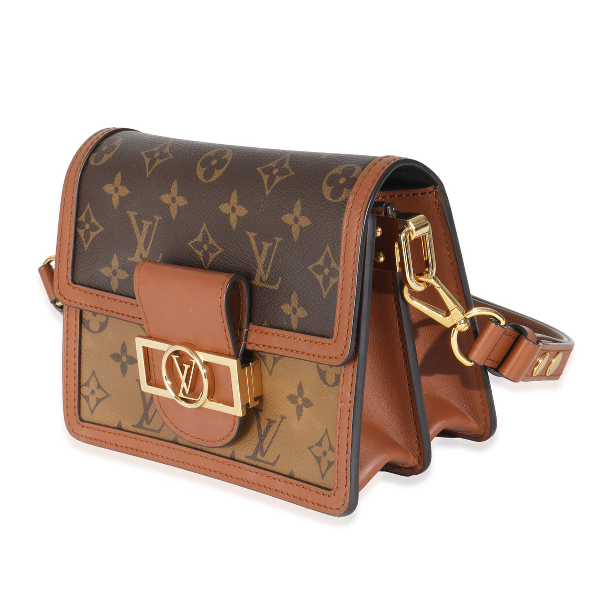 Reverse Monogram Canvas Mini Dauphine