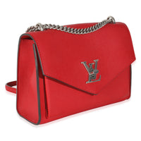 Louis Vuitton Rubis Soft Calfskin Mylockme Chain BB Handbag pv