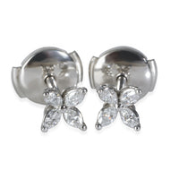 Platinum Diamond Victoria Mini Earrings