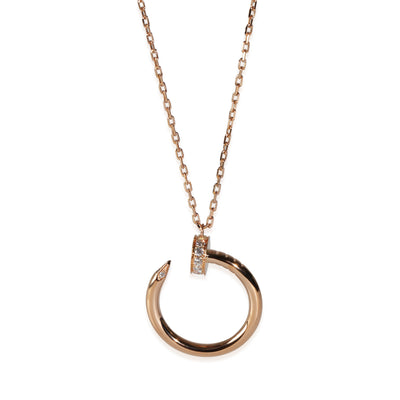 Rose Gold Diamond Juste Un Clou Pendant