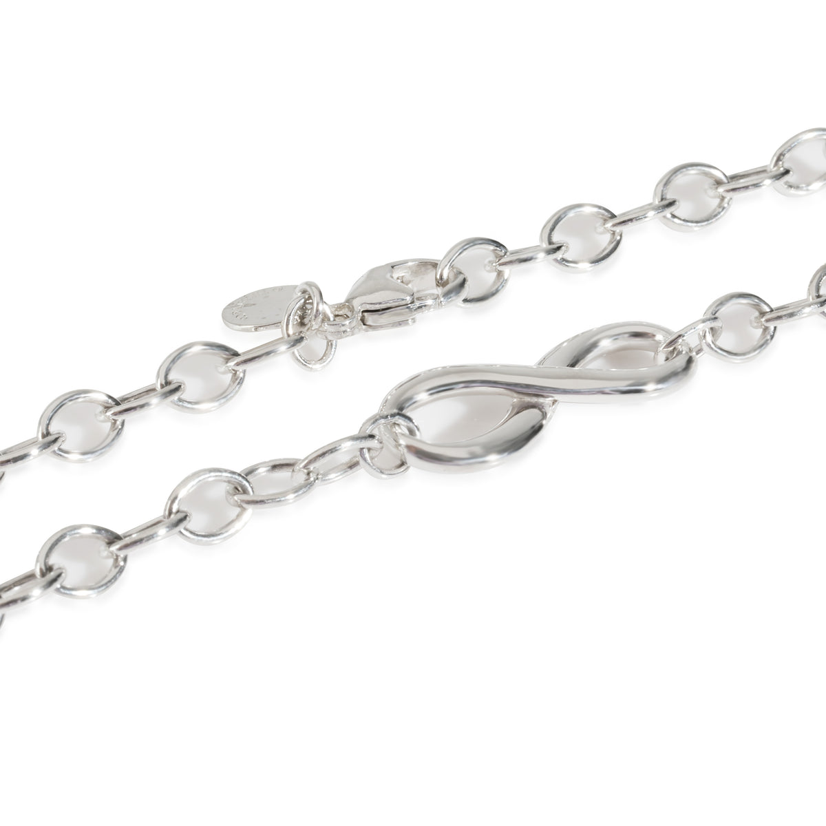 Sterling Silver  Infinity Necklace