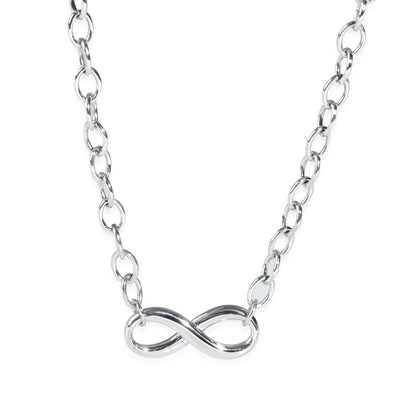 Sterling Silver  Infinity Necklace