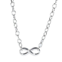 Sterling Silver  Infinity Necklace