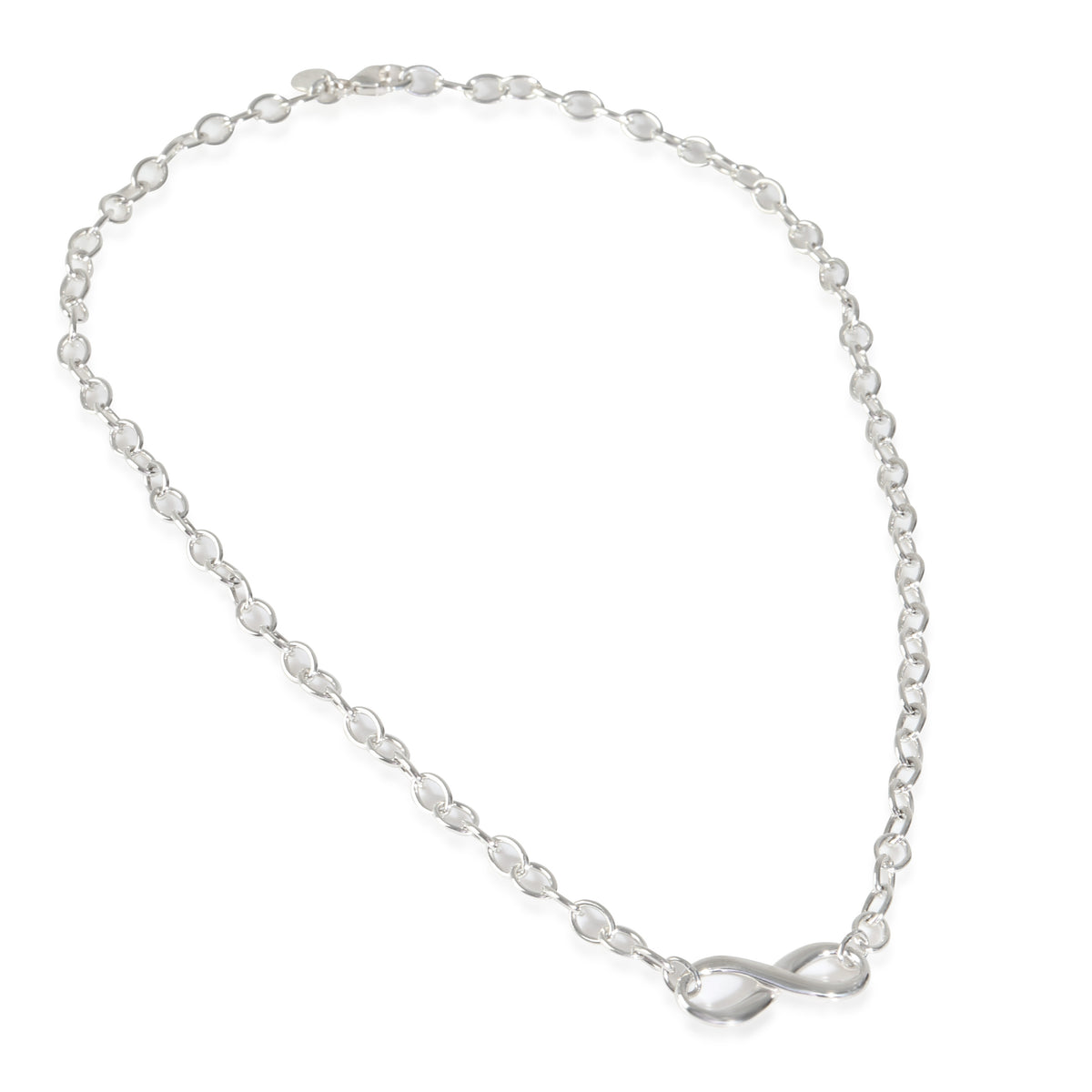 Sterling Silver  Infinity Necklace