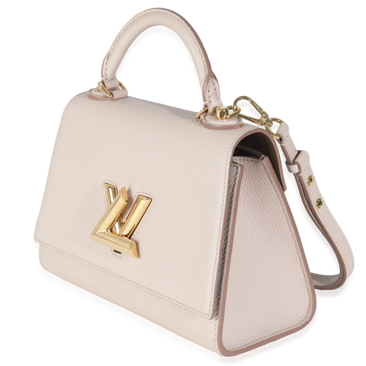 Greige Taurillon Twist One Handle PM