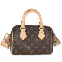 Beige Monogram Canvas Speedy Bandouliere 20