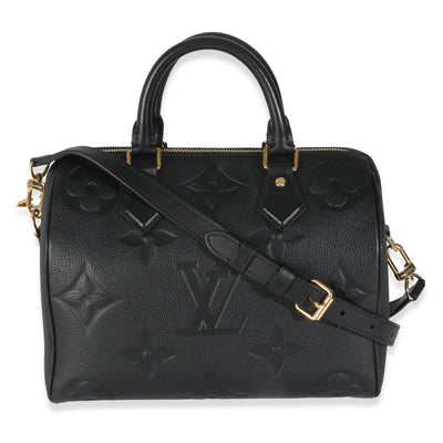 Black Monogram Empreinte Speedy Bandouliere 25