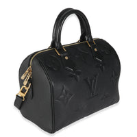 Black Monogram Empreinte Speedy Bandouliere 25