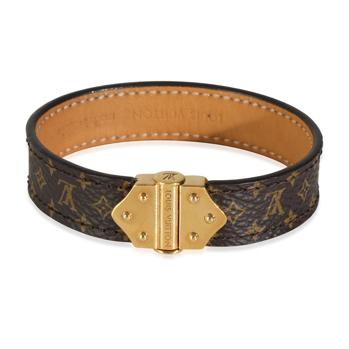 Gold-Plated Nano Monogram Bracelet